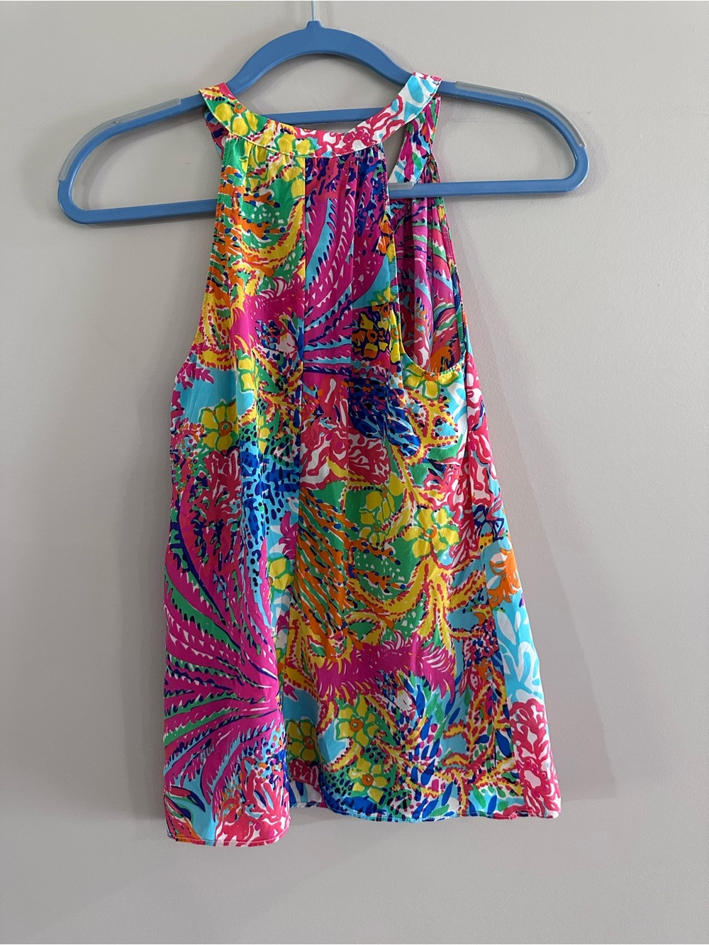 Lilly Pulitzer top size small 100% silk